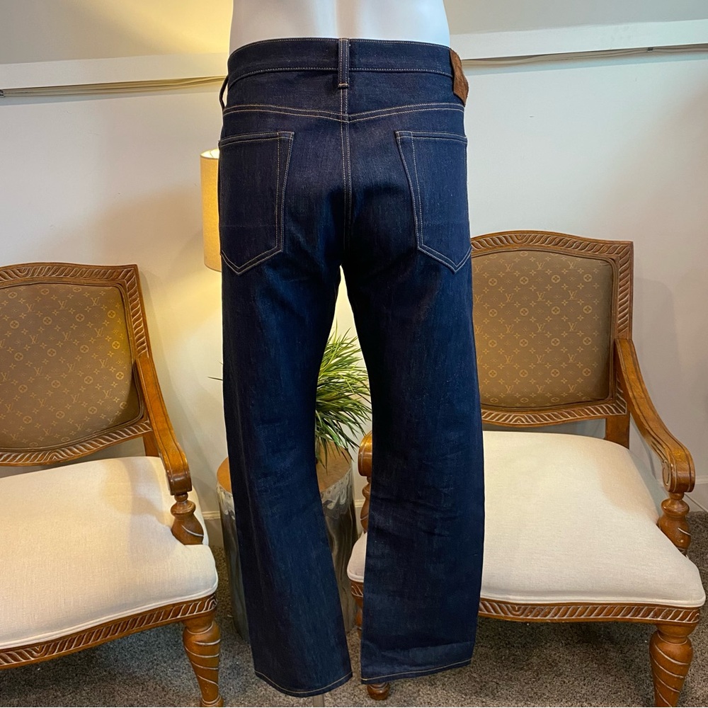 TOM FORD Men's Dark Blue Straight Leg Jeans, Size 38 x 30 - Picture 2 of 8